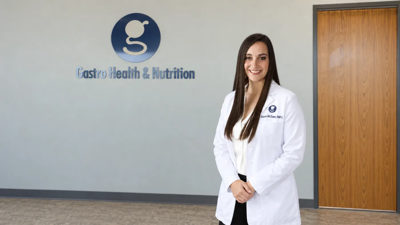 1. Karen McEuen at Gastro Health and Nutrition clinic