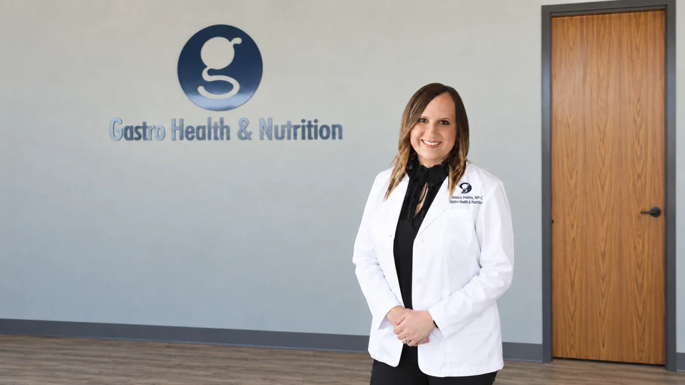 Jessica Helms at Gastro Health and Nutrition clinic